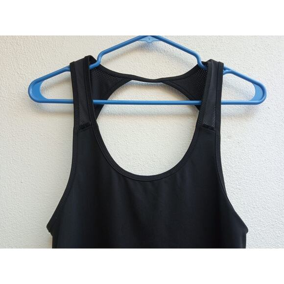 American Eagle Women’s Scoop Neck Racer Back Black Workout Tank Top Size Medium - Picture 2 of 7